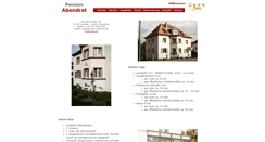 Desktop Screenshot of pension-abendrot.de